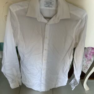 Calvin Klein Women Crisp White Dress Shirt